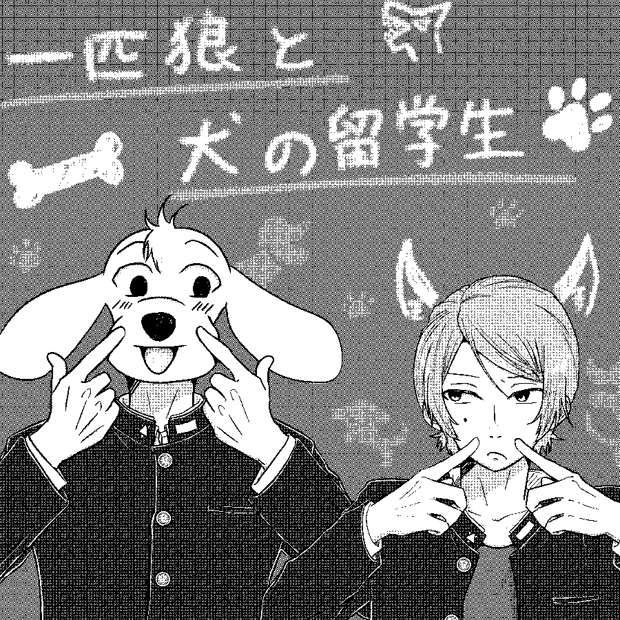 一匹狼と犬の留学生